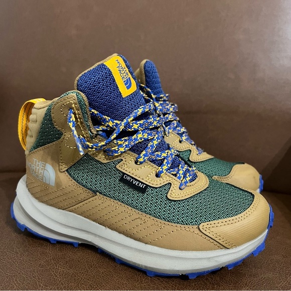 Kids The North Face Youth Fastpack Hiker Mid Walking Boots - Picture 4 of 8